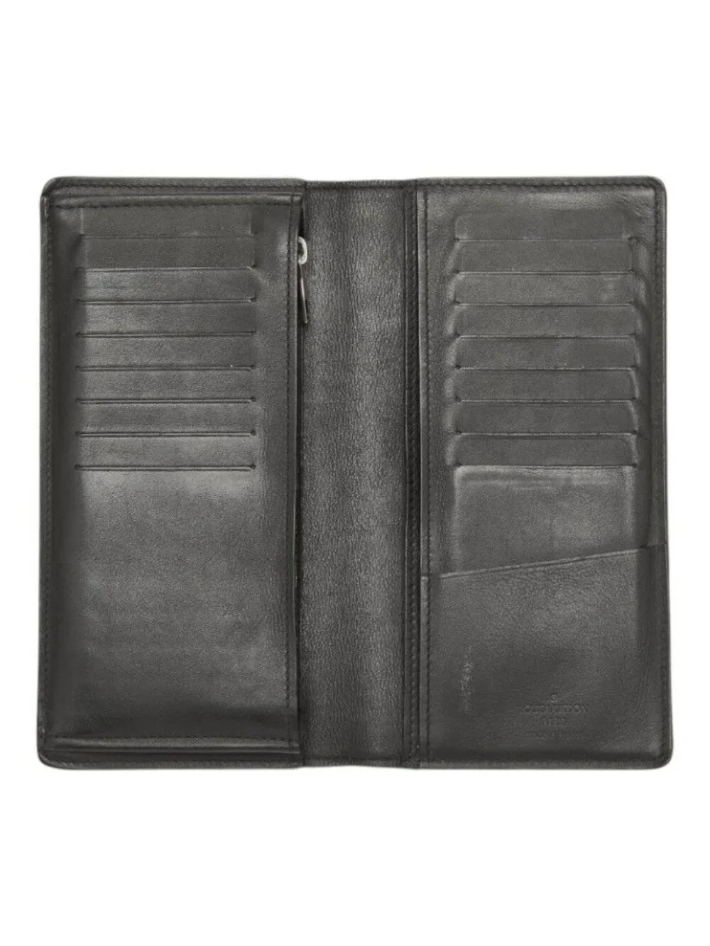 Louis Vuitton Damier Infini Portefeuille Brazza Wallet Onyx Black Leather